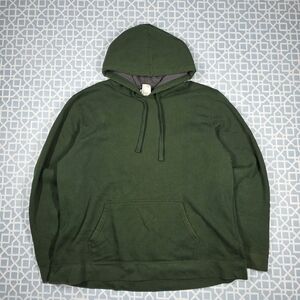 Vintage NHL Hockey Sports Blank Green Pullover Hoodie Mens XXL 2XL